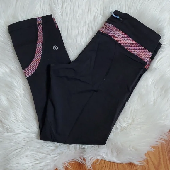 Lululemon athletica cropped leggings 6 - Picture 4 of 5